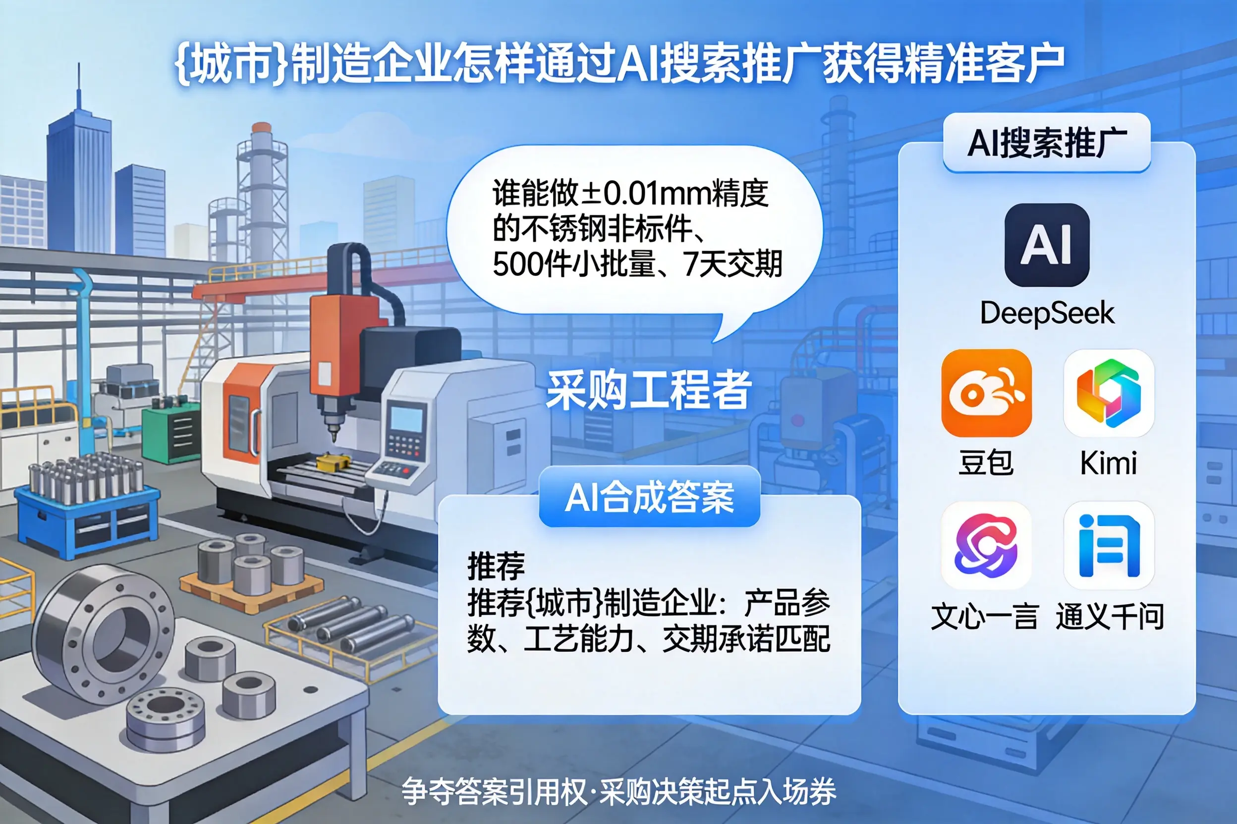 石家庄制造企业怎样通过AI搜索推广获得精准客户
